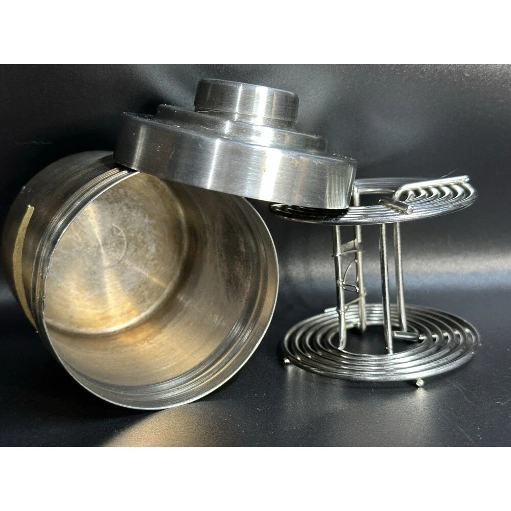 OOAK Stainless Steel Film Developing Tank Lot, 1 Omega & 2 Unmarked